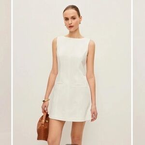 Commense White Mini Shift Dress size XL NWT